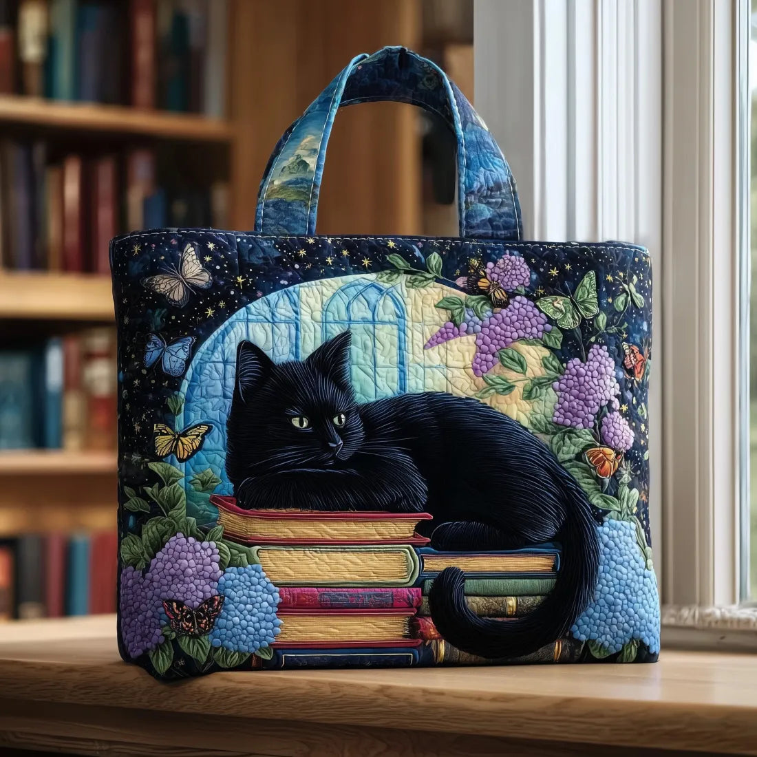 HANDMADE BAG - NIGHT CAT