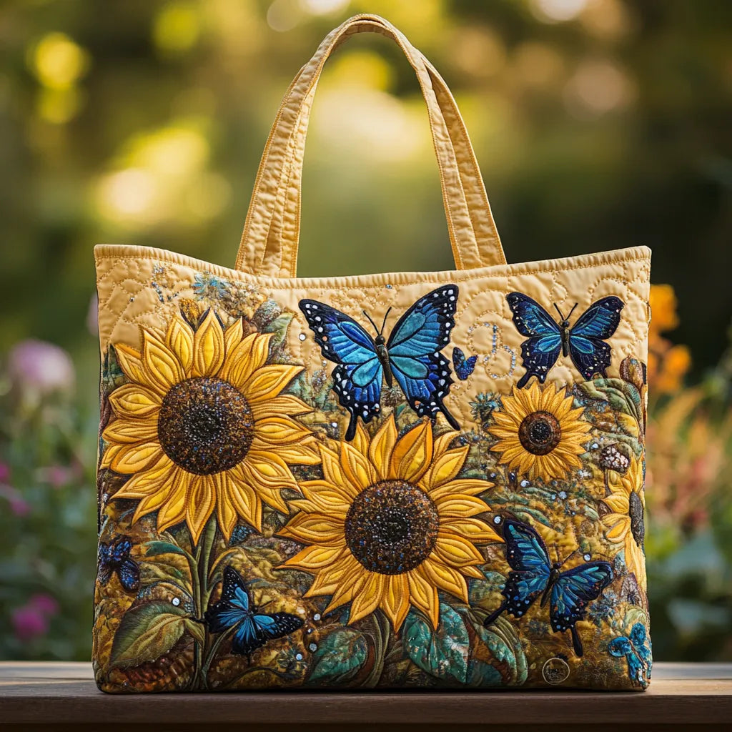 HANDMADE BAG - BLUE BUTTERFLY