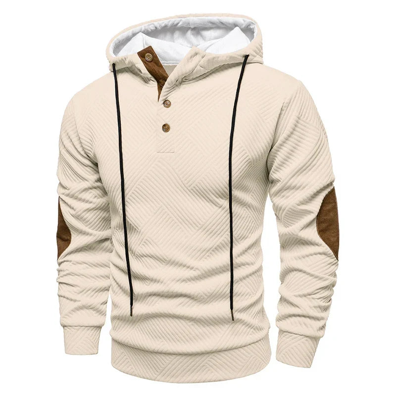 Bradley | Stylish Hooded Button Sweater