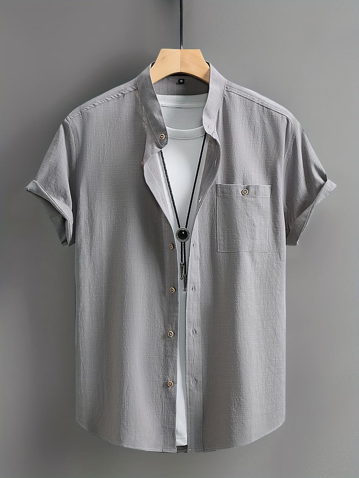 Alaric | Casual Button Short Sleeve Shirt
