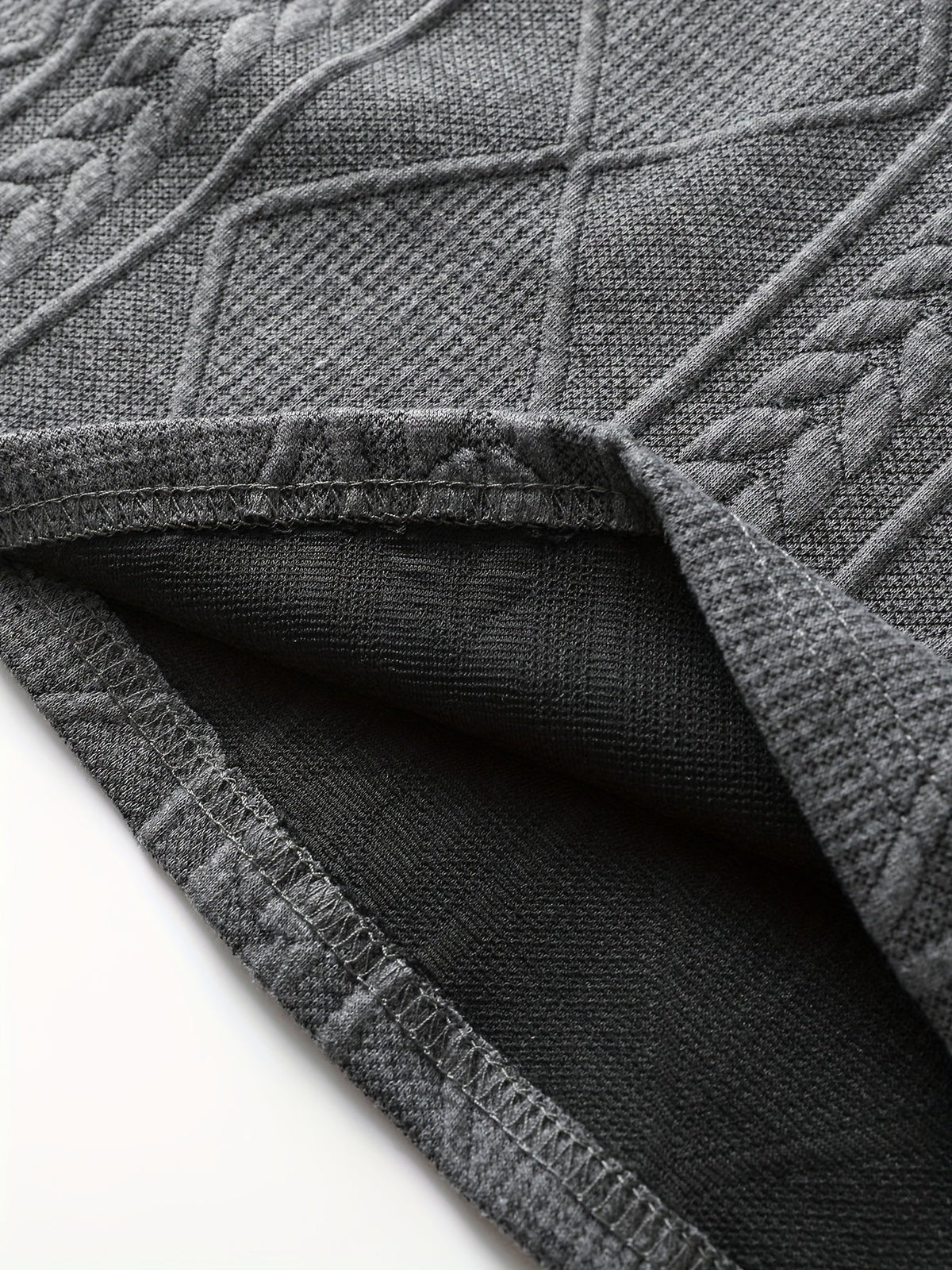 Clifford | Textured Knit-Look Long Sleeve Top
