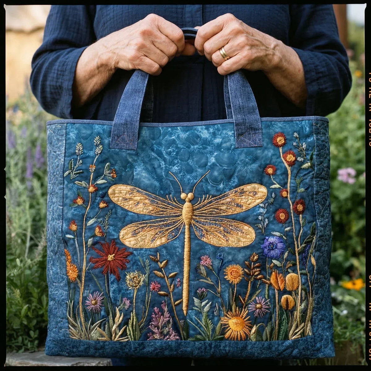 HANDMADE BAG - DRAGONFLY