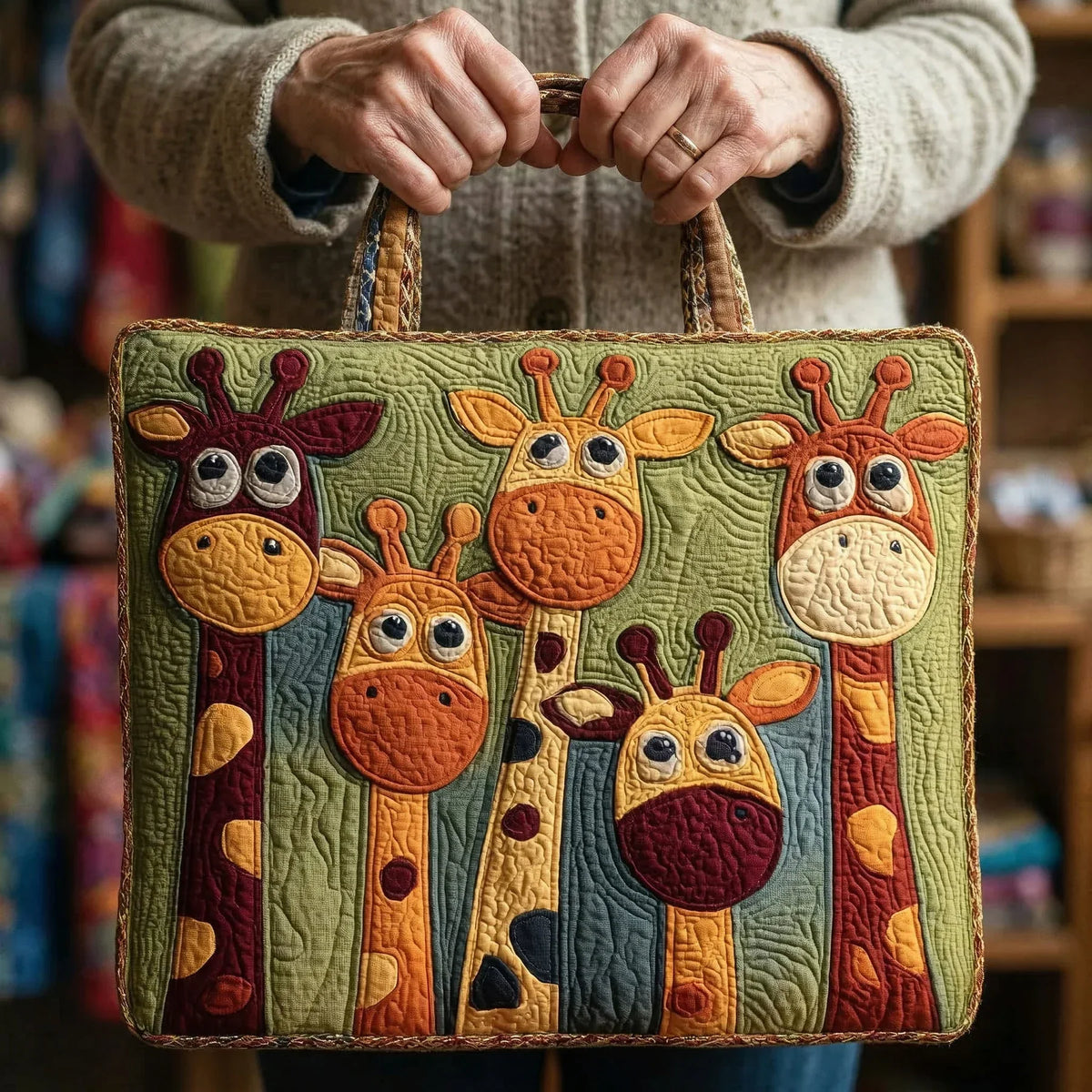 HANDMADE BAG - GIRAFFE