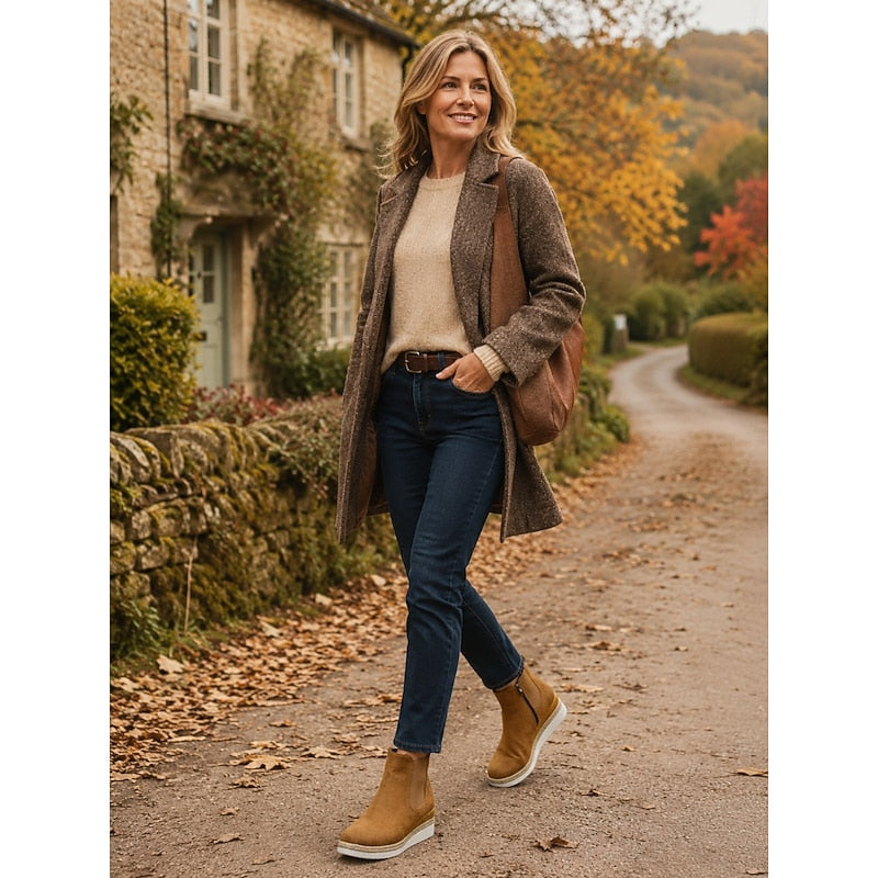 Ottilie | Wedge Chelsea Ankle Boots