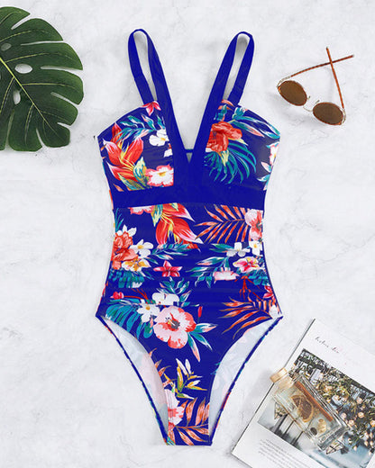 Janet - Chic Floral One-Piece