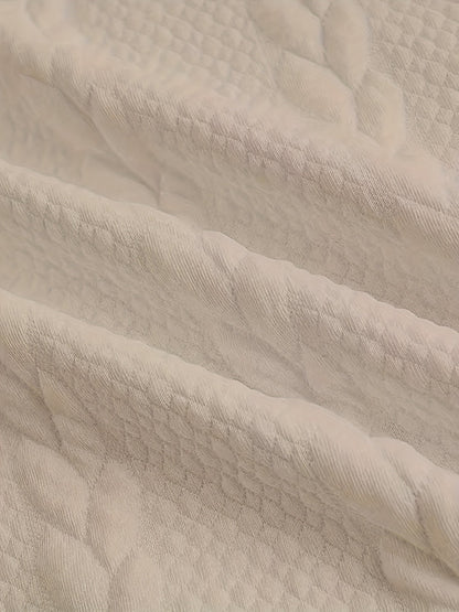 Brennan | Textured High-Neck Sweatshirt