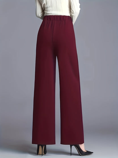 Marlene | High-Waisted Straight-Leg Trousers