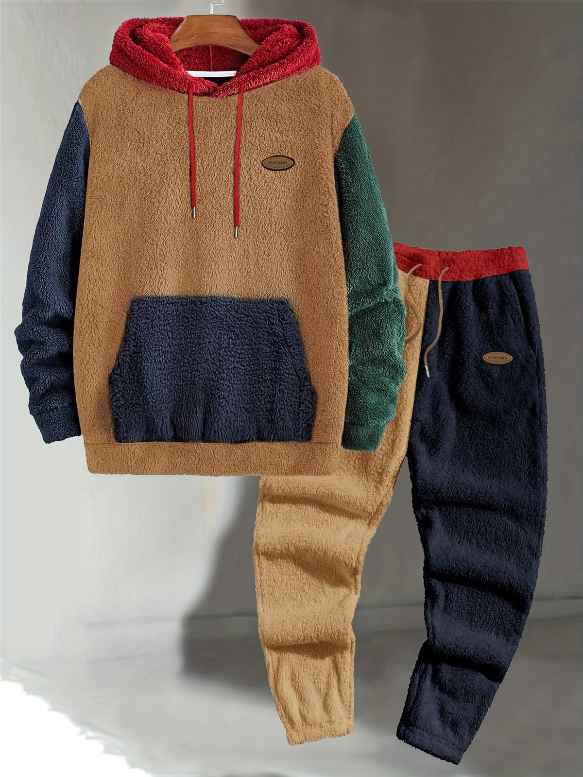 Emmett | Cosy Colour-Block Two-Piece Set