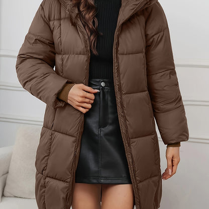 Miriam | Hooded Longline Puffer Coat