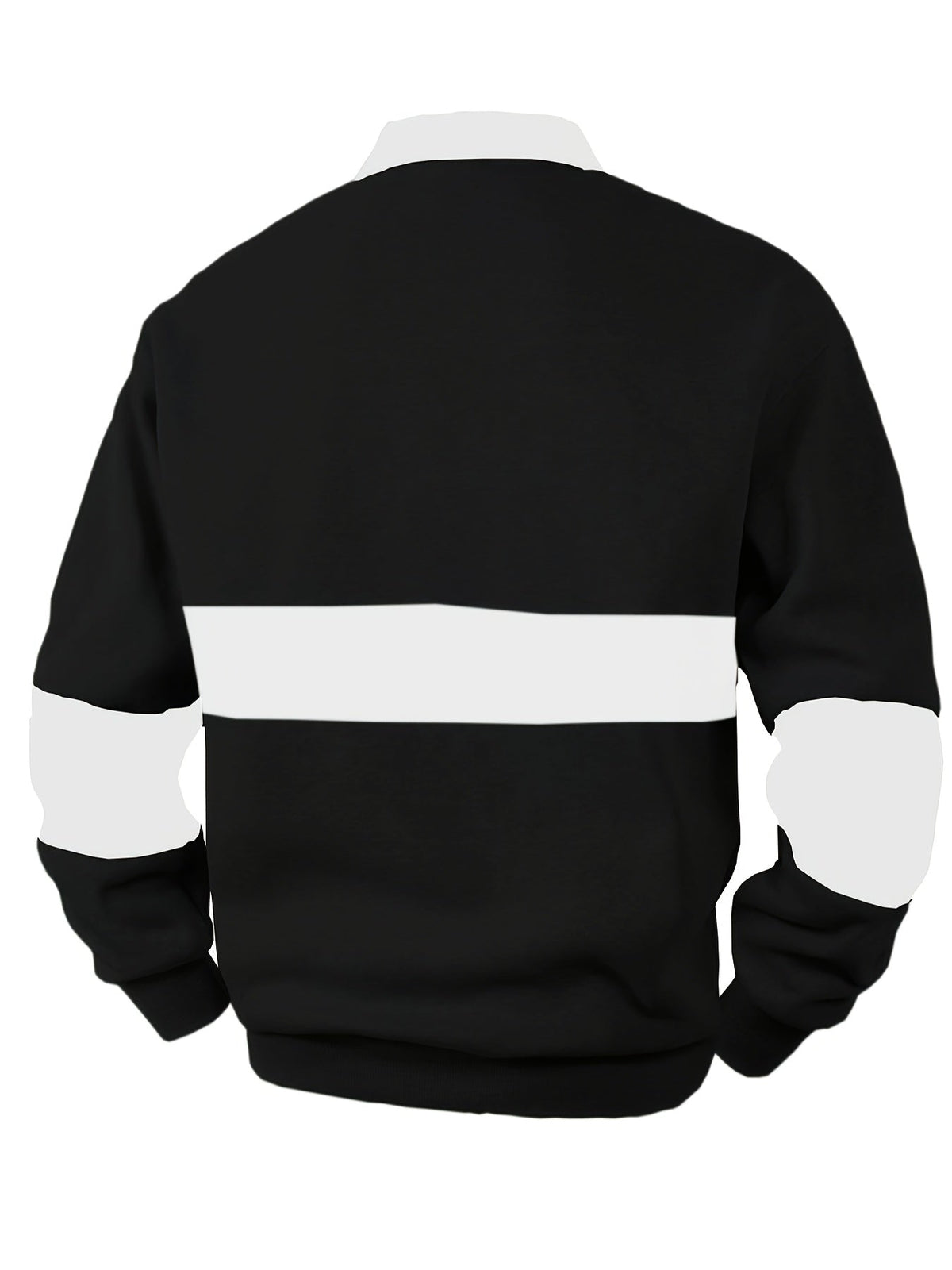 Nolan | Colour-Block Long Sleeve Polo Shirt
