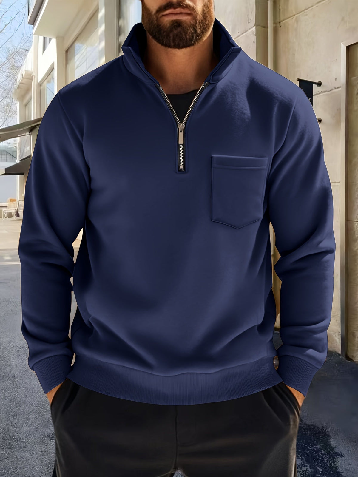 Oscar | Refined Half-Zip Pullover