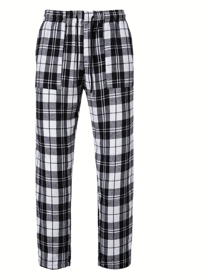 Nathaniel | Relaxed Checked Lounge Trousers