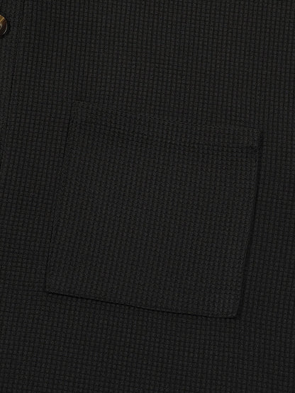Dawson | Textured Long-Sleeve Henley Shirt
