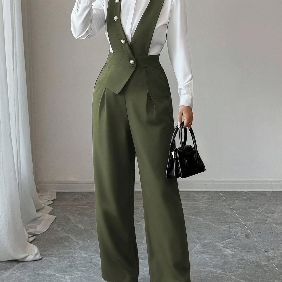 Tamsin | Tailored Wide-Leg Jumpsuit
