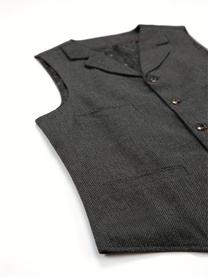 Rhodes | Heritage Herringbone Waistcoat