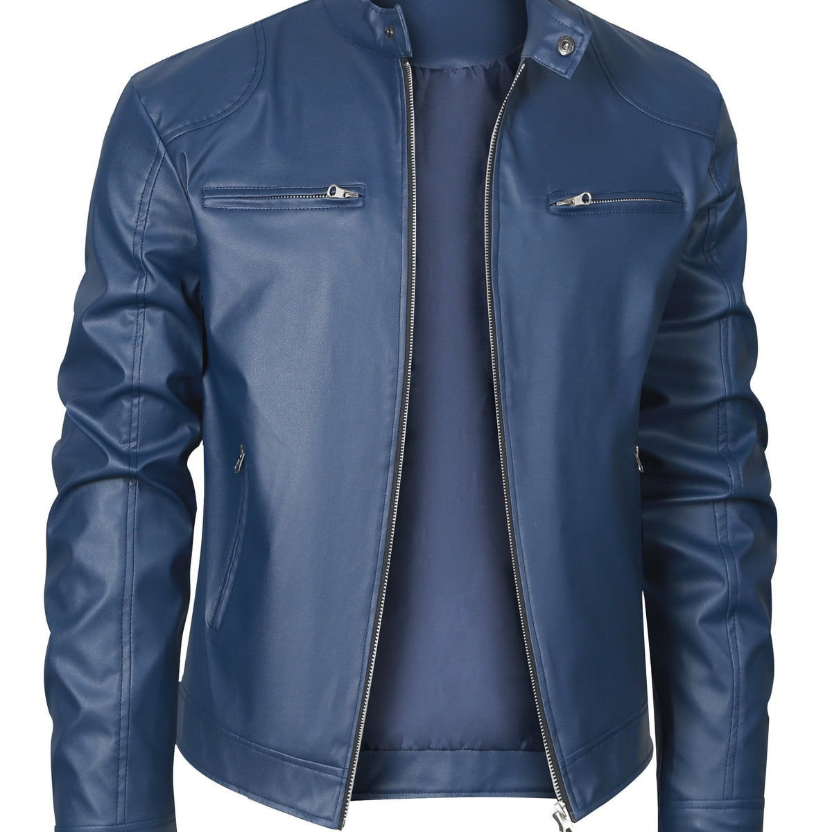 Wallace | Stand-Collar Moto Jacket