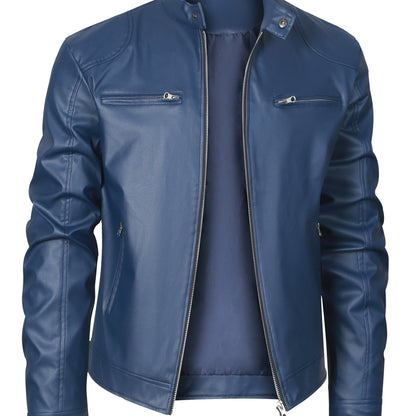 Wallace | Stand-Collar Moto Jacket