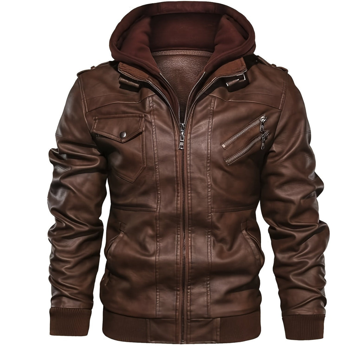 Roman | Hooded Moto Jacket