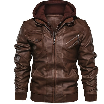Roman | Hooded Moto Jacket