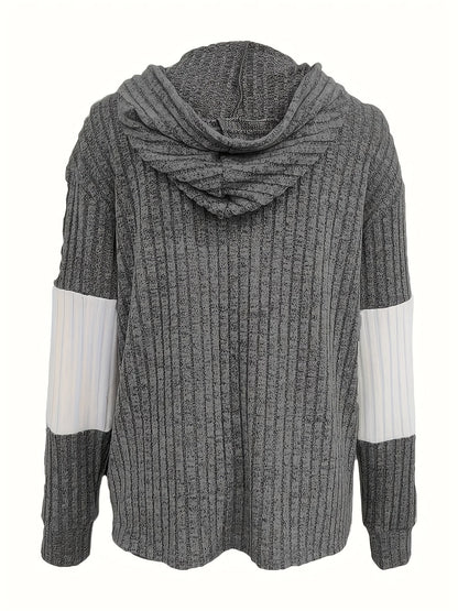 Tamara | Textured Hooded Zip Jacket