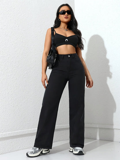 Astrid | High-Waist Wide-Leg Trousers