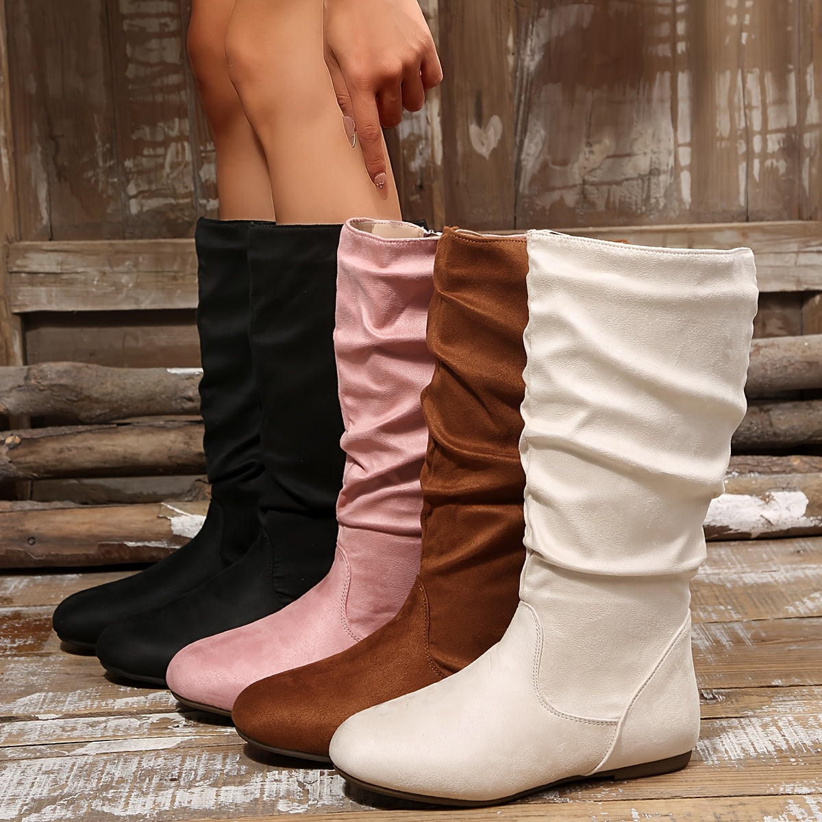Clarissa | Slouchy Mid-Calf Boots