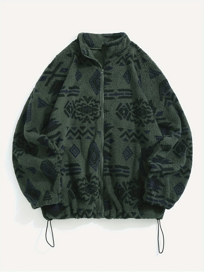 Lorraine | Patterned Zip-Up Jacket
