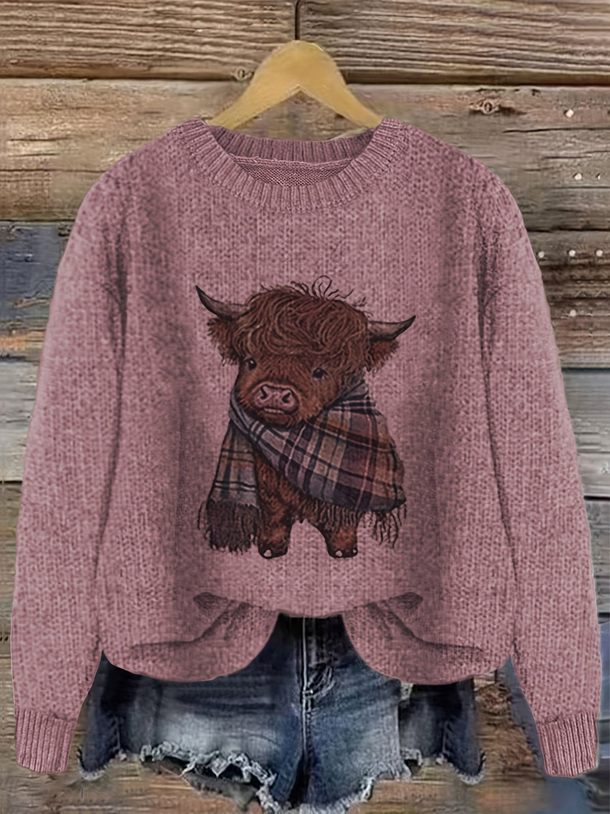 Bonnie | Cosy Highland Cow Pullover