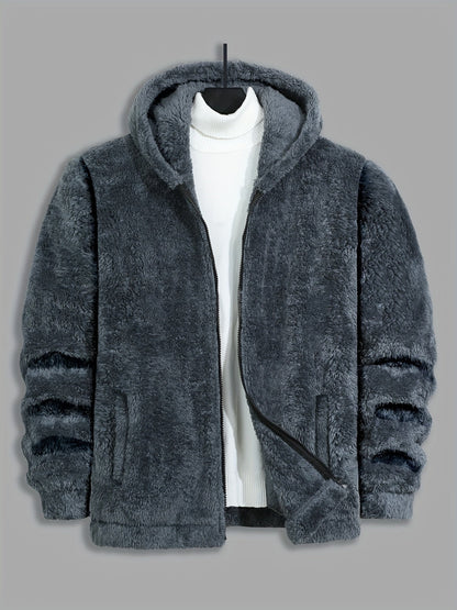 Trevor | Cosy Hooded Zip Jacket