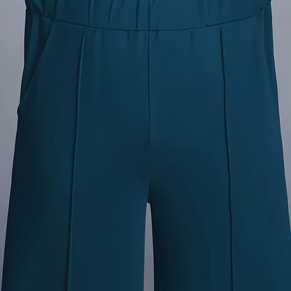 Marlene | High-Waisted Straight-Leg Trousers