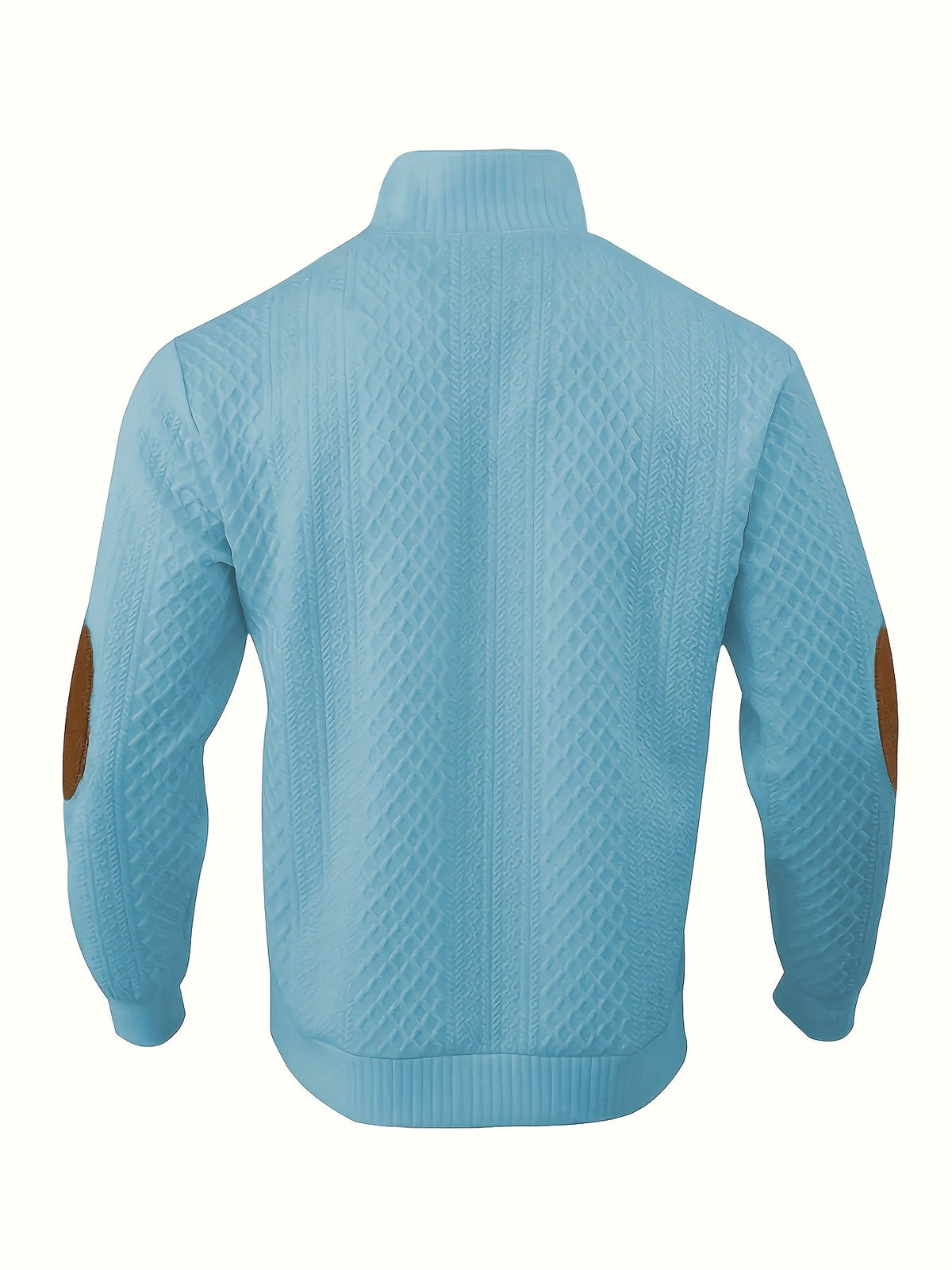 Gabriel | Textured Stand-Collar Jumper