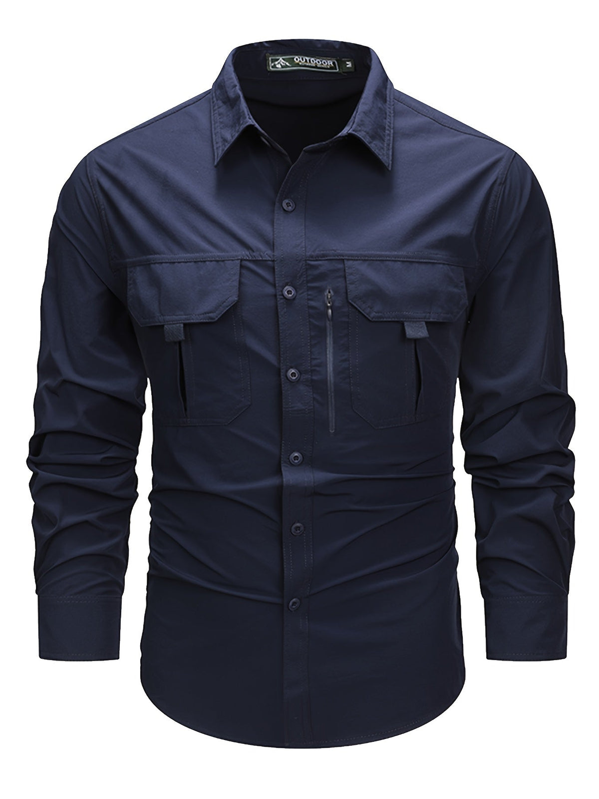 Hollis | Utility Long-Sleeve Cargo Shirt