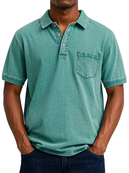 Cedric | Vintage Casual Polo Shirt