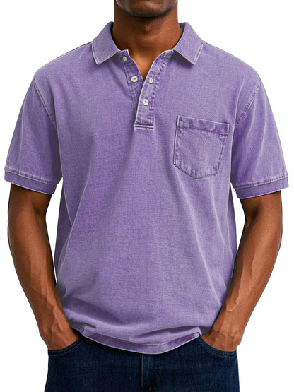 Cedric | Vintage Casual Polo Shirt