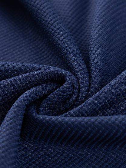 Frederick | Textured Waffle-Knit Long Sleeve Top