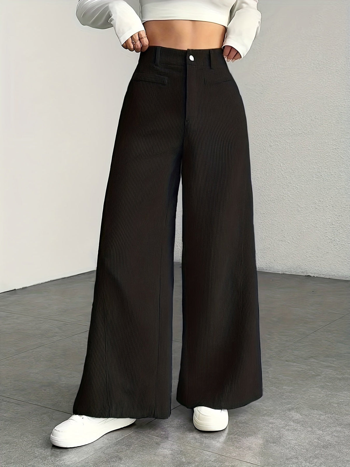 Nora | High-Waisted Wide-Leg Trousers