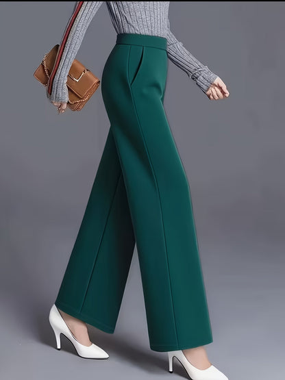 Marlene | High-Waisted Straight-Leg Trousers