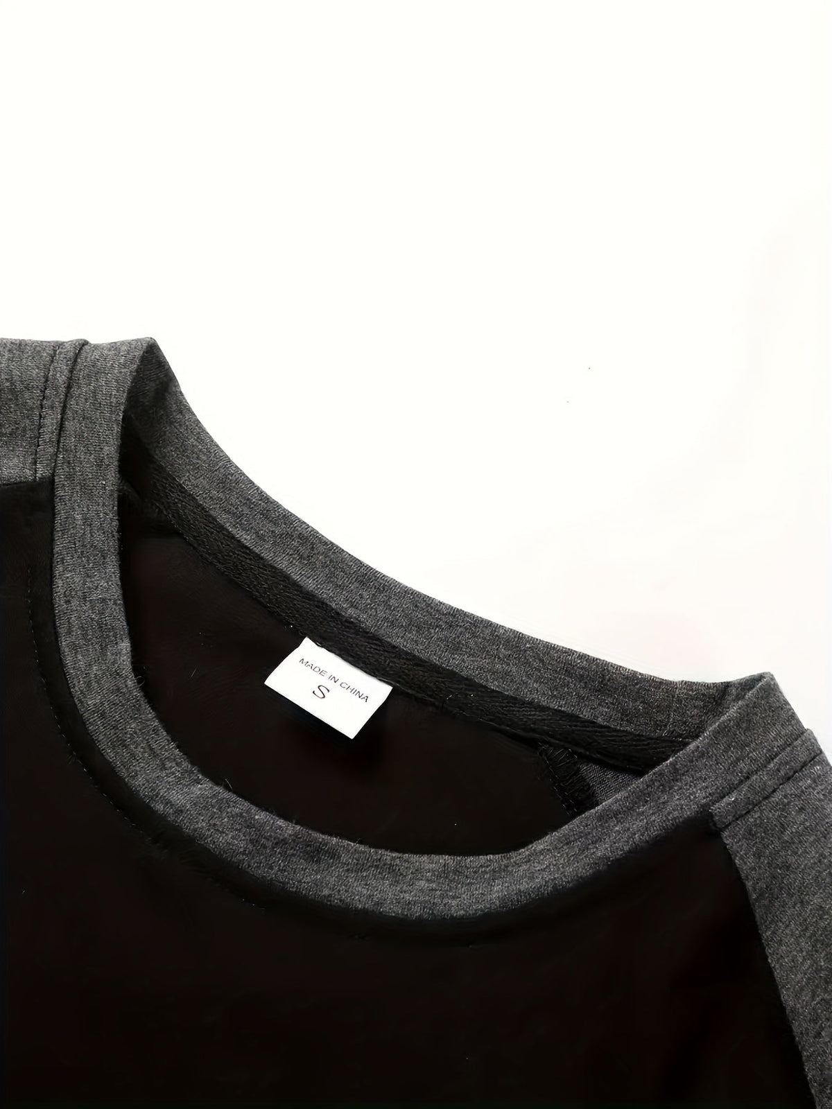 Roman | Two-Tone Raglan Long-Sleeve Top