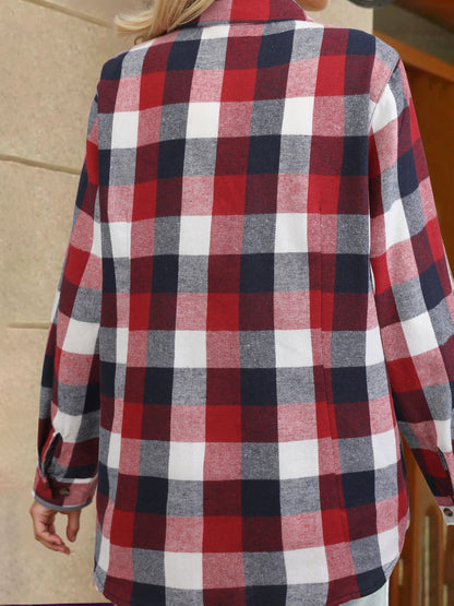 Everly | Checked Button-Up Shirt