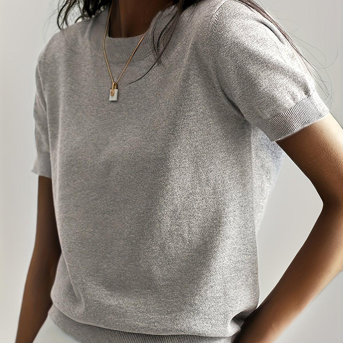 Tabitha | Softly Draped Short-Sleeve Top