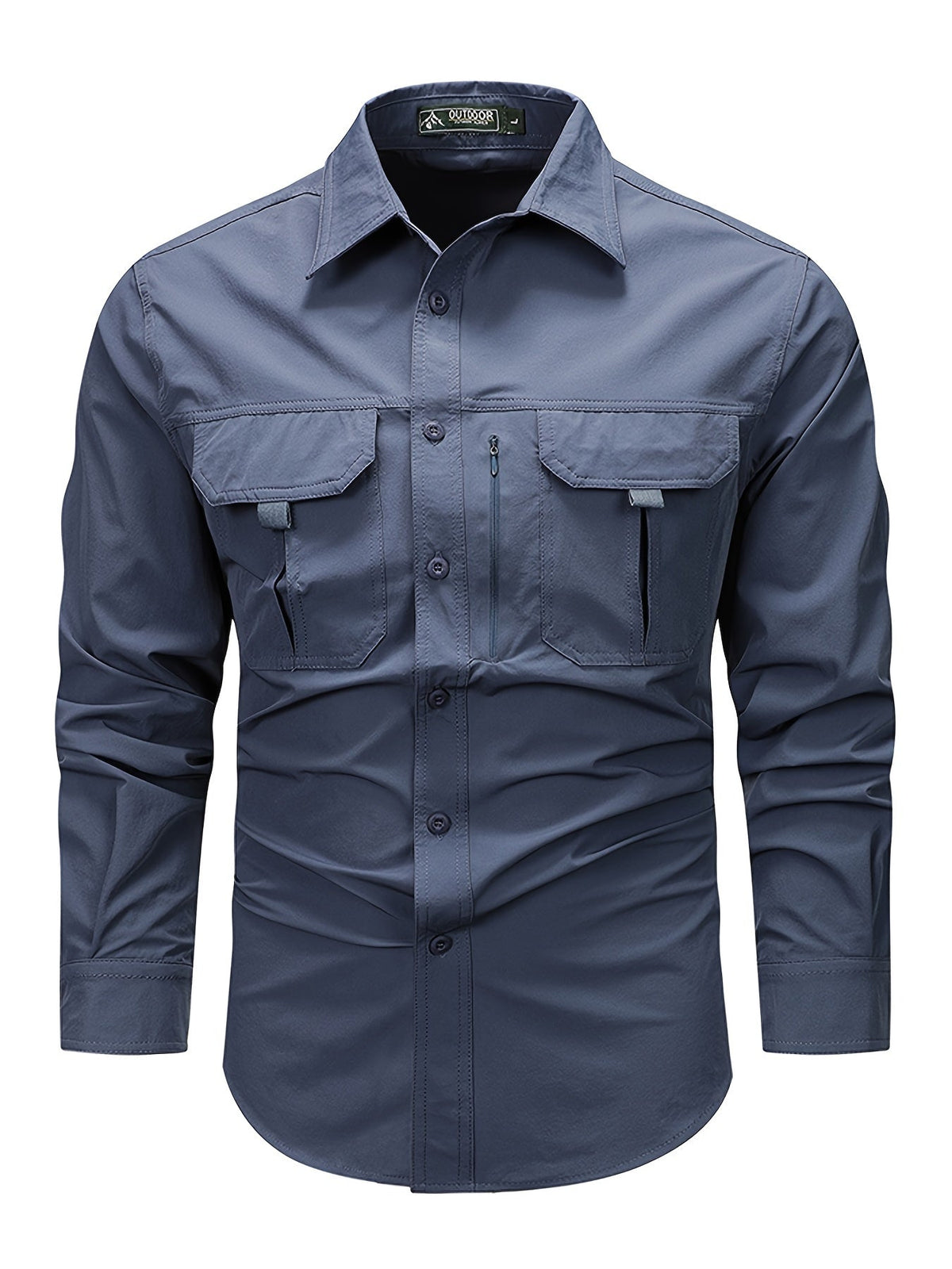 Hollis | Utility Long-Sleeve Cargo Shirt