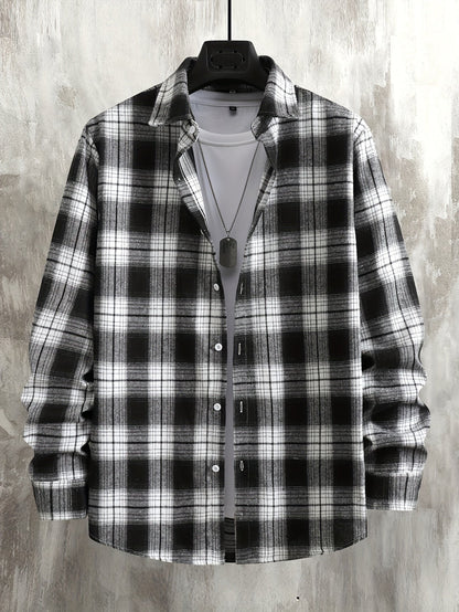 Clayton | Relaxed Checked Long-Sleeve Shirt