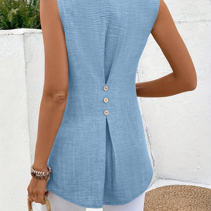 Tessa | Relaxed Sleeveless Blouse