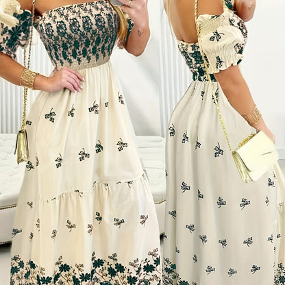 Gwendolyn | Off-Shoulder Floral Maxi Dress