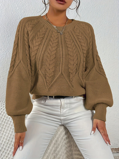 Ophelia | Relaxed Cable-Knit Sweater