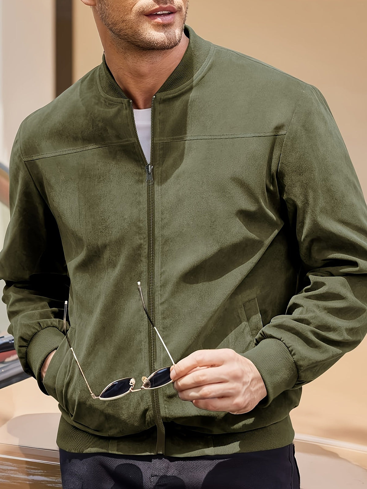 Bradley | Refined Lightweight Zip-Up Jacket