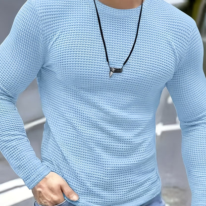 Frederick | Textured Waffle-Knit Long Sleeve Top