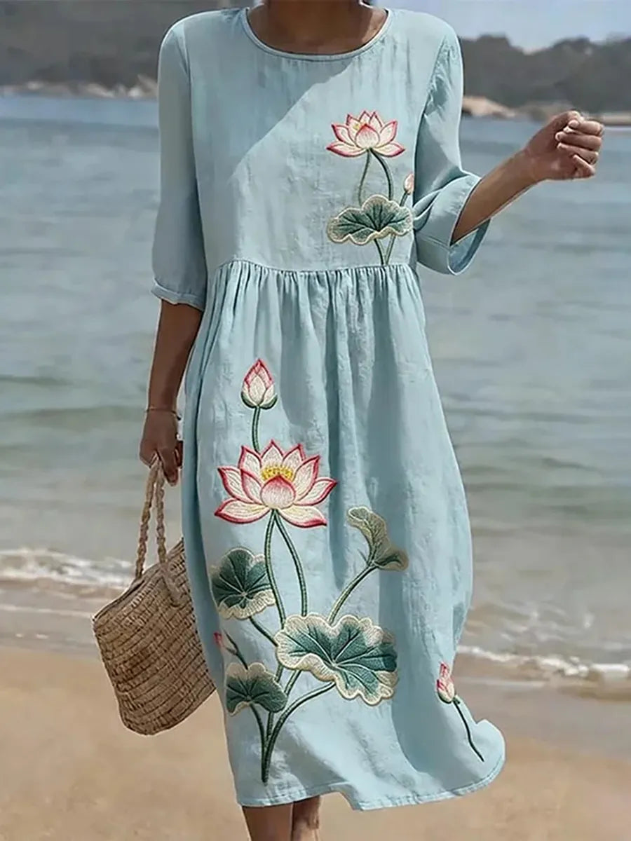 Erica | Elegant Floral Dress