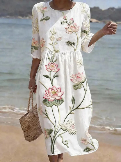Paige | Elegant Floral Dress