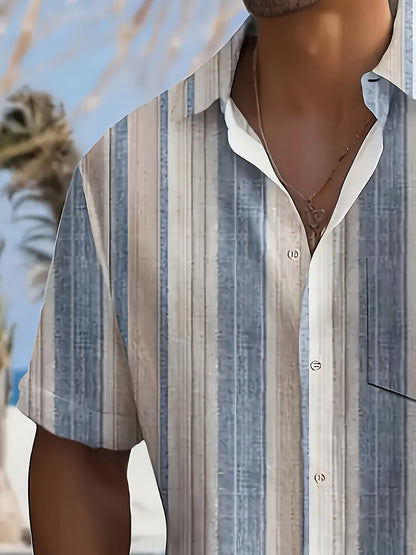 Sullivan | Coastal Striped Short Sleeve Shirt